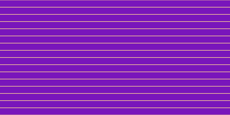 #7916bb, #fcd393 horizontal lines, two pixels wide, twenty-three pixels apart