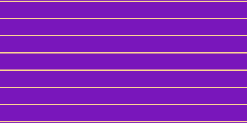 #7916bb, #fcd393 horizontal lines, four pixels wide, fifty-two pixels apart