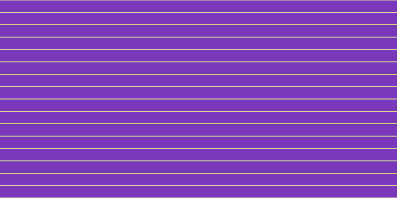 #7937bb, #dbd393 horizontal lines, two pixels wide, twenty-three pixels apart