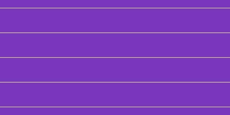 #7937bb, #dbd393 horizontal lines, two pixels wide, eighty-four pixels apart