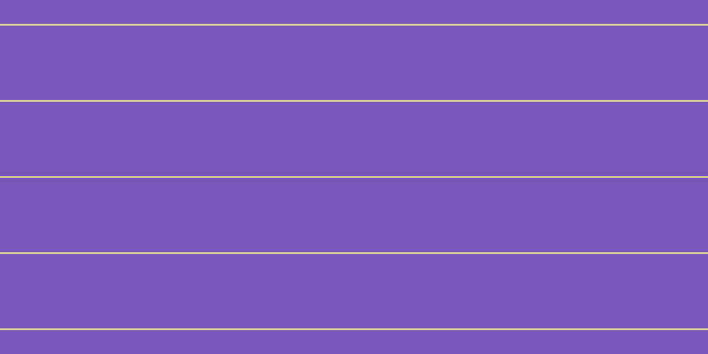 #7958bb, #dbd393 horizontal lines, two pixels wide, eighty-four pixels apart