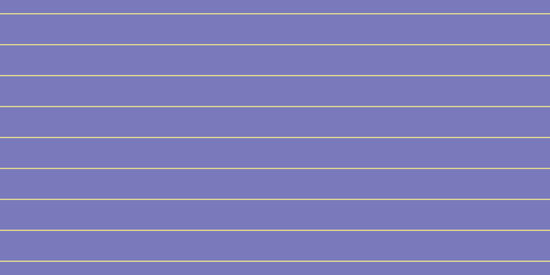 #7979bb, #dbd393 horizontal lines, two pixels wide, forty-three pixels apart