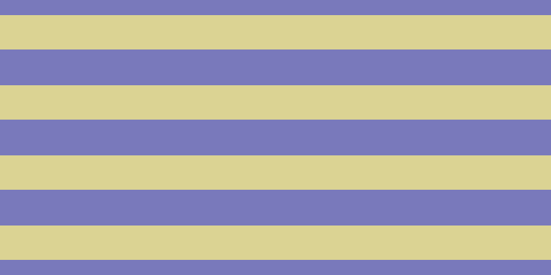 #7979bb, #dbd393 horizontal lines, fifty pixels wide, fifty-two pixels apart