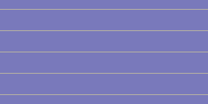 #7979bb, #dbd393 horizontal lines, two pixels wide, eighty pixels apart