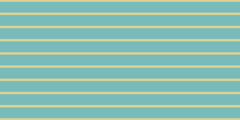 #79bbbb, #dbd393 horizontal lines, eight pixels wide, thirty-six pixels apart