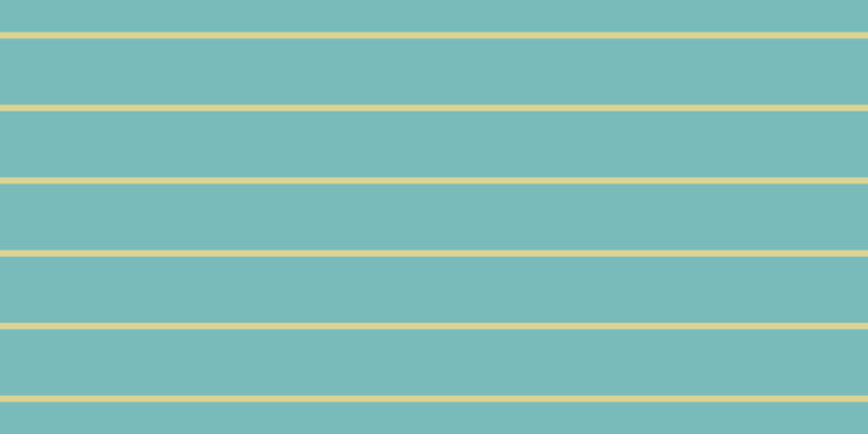 #79bbbb, #dbd393 horizontal lines, six pixels wide, sixty-one pixels apart