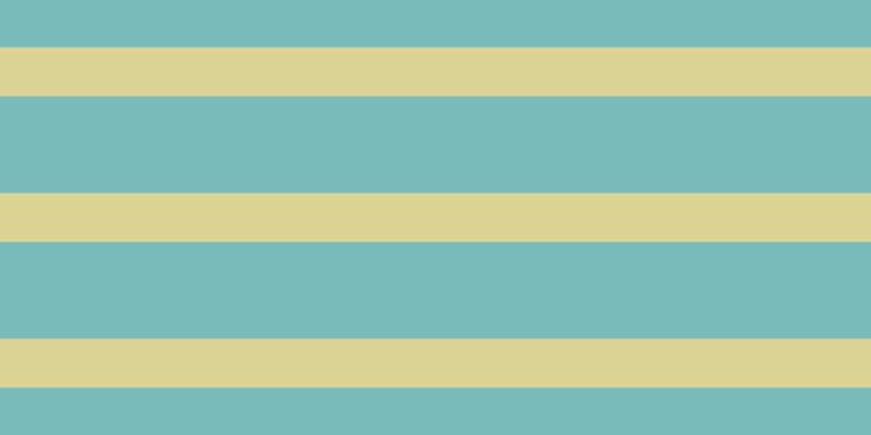 #79bbbb, #dbd393 horizontal lines, forty-five pixels wide, eighty-nine pixels apart