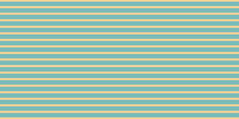 #79bbbb, #fcd393 horizontal lines, seven pixels wide, fifteen pixels apart