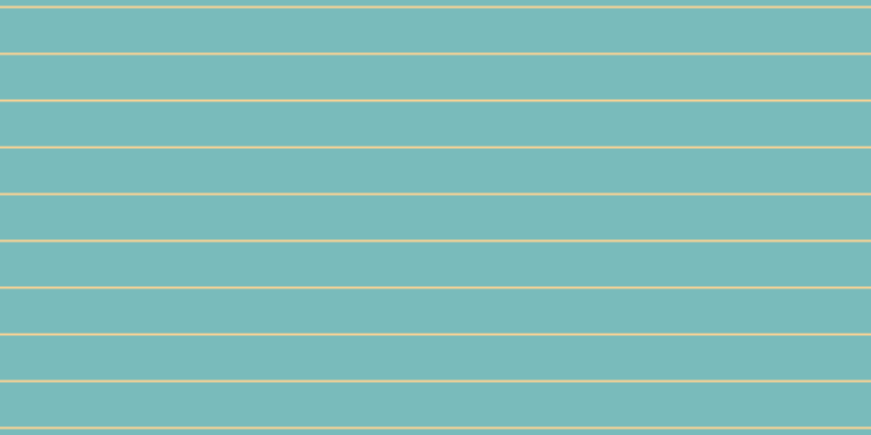 #79bbbb, #fcd393 horizontal lines, two pixels wide, forty-one pixels apart
