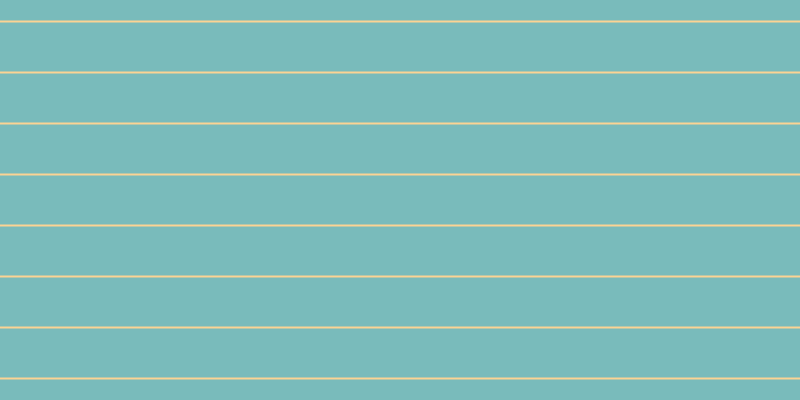 #79bbbb, #fcd393 horizontal lines, two pixels wide, forty-nine pixels apart