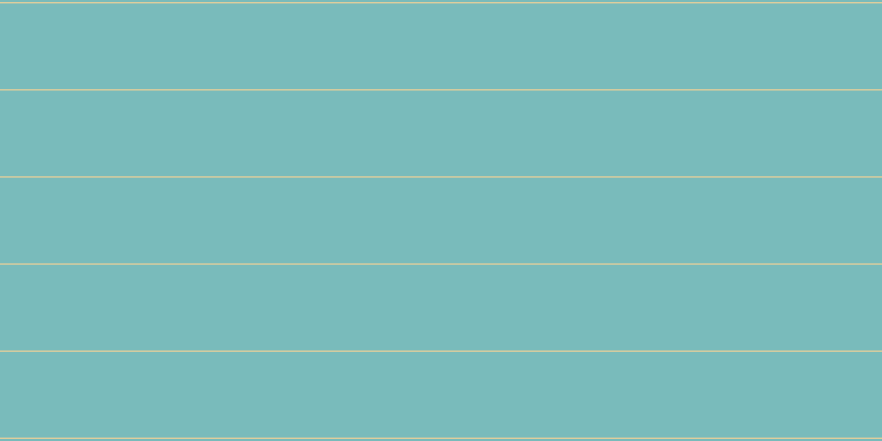 #79bbbb, #fcd393 horizontal lines, one pixels wide, seventy-eight pixels apart