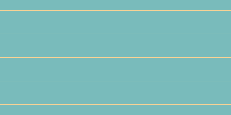 #79bbbb, #fcd393 horizontal lines, two pixels wide, eighty pixels apart