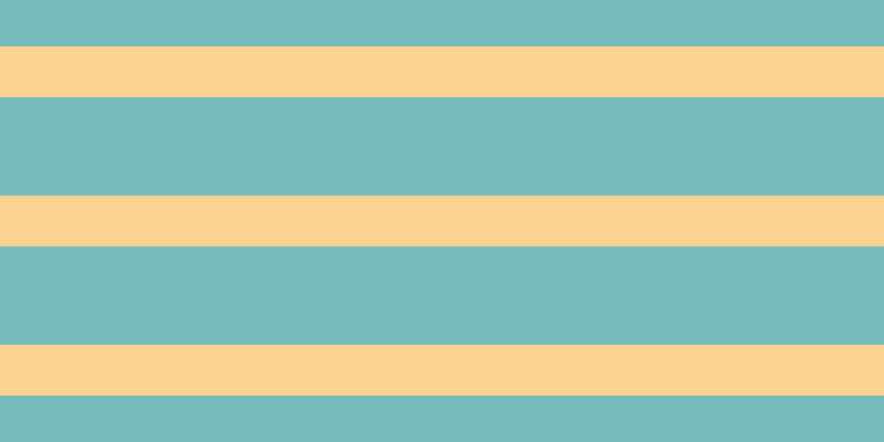 #79bbbb, #fcd393 horizontal lines, forty-six pixels wide, eighty-nine pixels apart