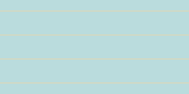#79bbbb (50%), #fcd393 horizontal lines, two pixels wide, one hundred pixels apart