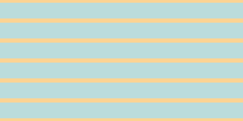 #79bbbb (50%), #fcd393 horizontal lines, fourteen pixels wide, fifty-two pixels apart
