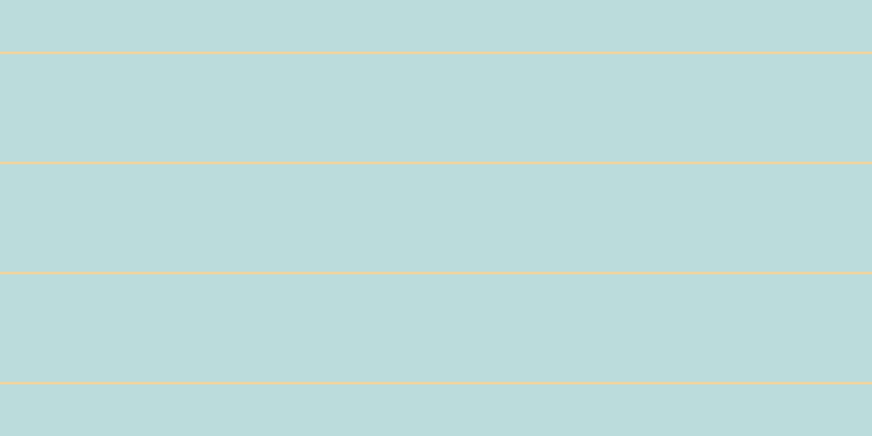 #79bbbb (50%), #fcd393 horizontal lines, two pixels wide, ninety-nine pixels apart