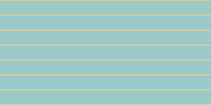 #79bbbb (75%), #dbd393 horizontal lines, five pixels wide, fifty-two pixels apart