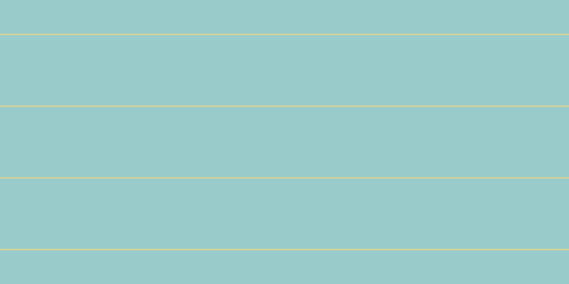 #79bbbb (75%), #dbd393 horizontal lines, two pixels wide, ninety-nine pixels apart