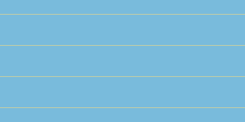 #79bbdc, #dbd393 horizontal lines, two pixels wide, one hundred pixels apart