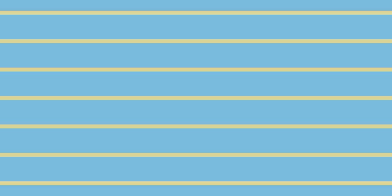 #79bbdc, #dbd393 horizontal lines, eight pixels wide, fifty pixels apart