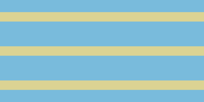#79bbdc, #dbd393 horizontal lines, thirty-seven pixels wide, ninety-seven pixels apart