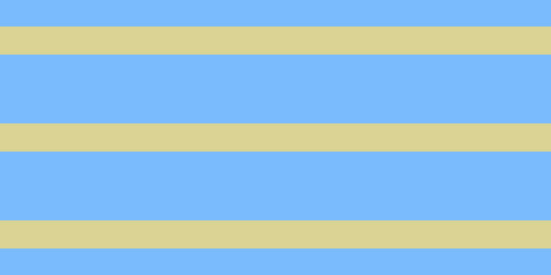 #79bbfd, #dbd393 horizontal lines, forty-one pixels wide, one hundred pixels apart