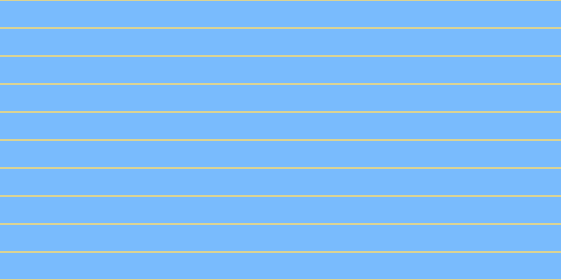 #79bbfd, #dbd393 horizontal lines, four pixels wide, thirty-six pixels apart