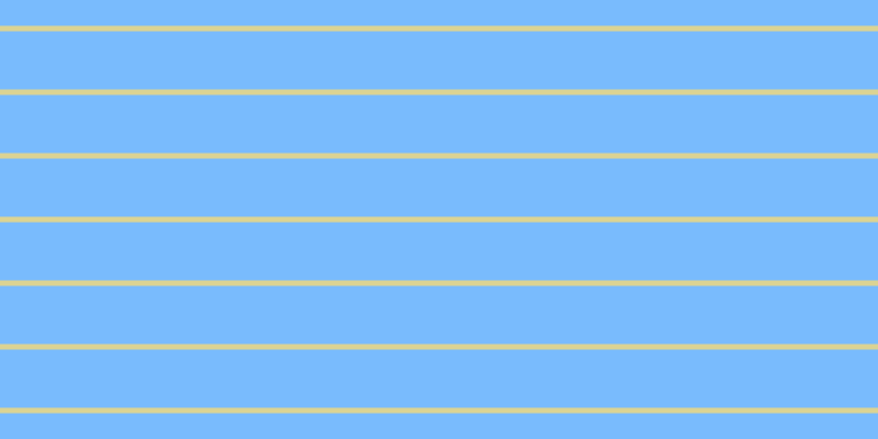 #79bbfd, #dbd393 horizontal lines, five pixels wide, fifty-three pixels apart