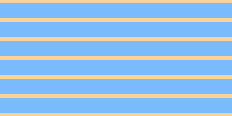 #79bbfd, #fcd393 horizontal lines, fourteen pixels wide, fifty-two pixels apart