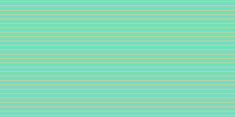 #79dcbb, #dbd393 horizontal lines, two pixels wide, thirteen pixels apart