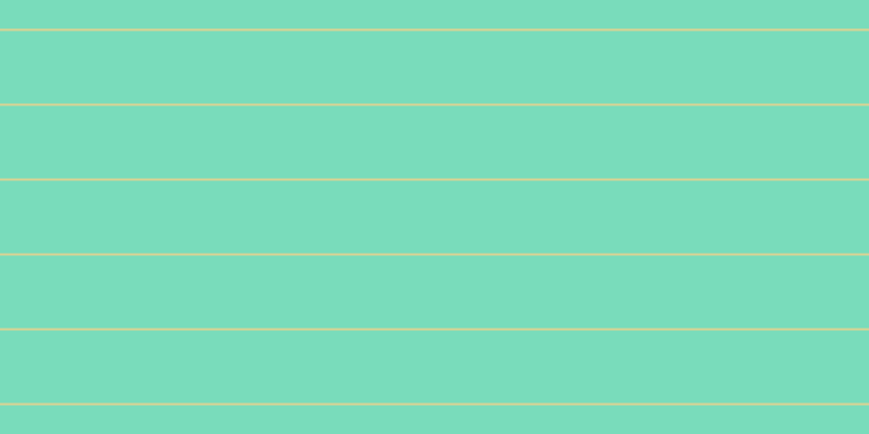 #79dcbb, #dbd393 horizontal lines, two pixels wide, sixty-seven pixels apart