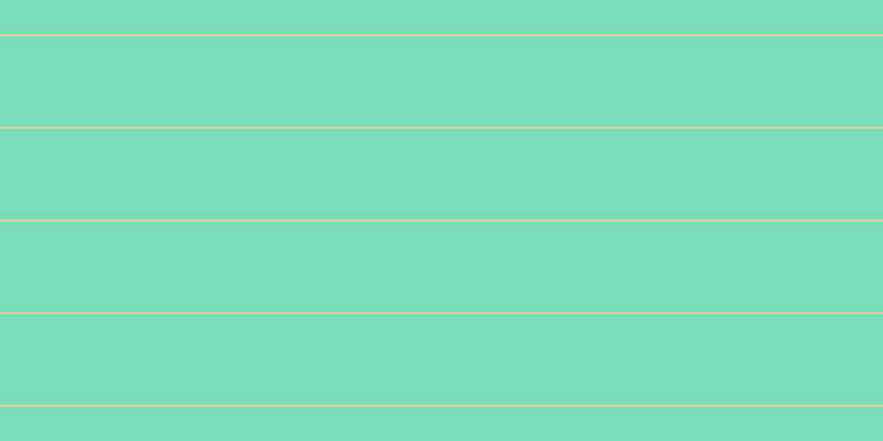 #79dcbb, #dbd393 horizontal lines, two pixels wide, eighty-two pixels apart