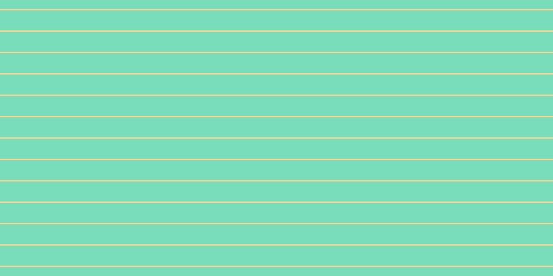 #79dcbb, #fcd393 horizontal lines, two pixels wide, twenty-nine pixels apart
