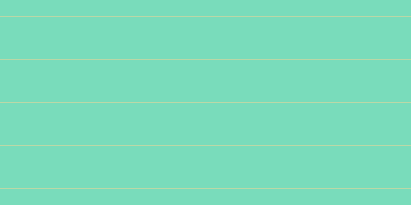 #79dcbb, #fcd393 horizontal lines, one pixels wide, eighty-three pixels apart