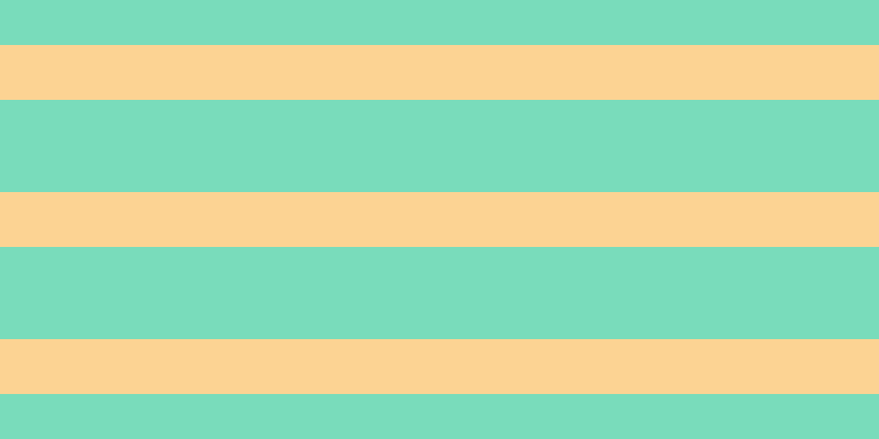 #79dcbb, #fcd393 horizontal lines, fifty pixels wide, eighty-four pixels apart