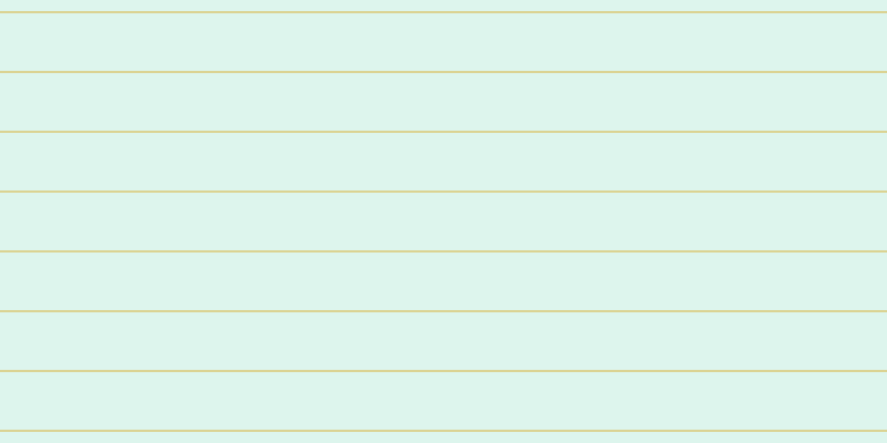 #79dcbb (25%), #dbd393 horizontal lines, two pixels wide, fifty-two pixels apart