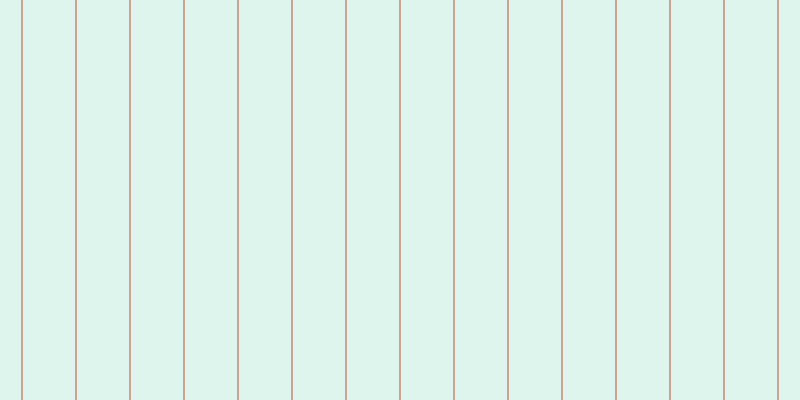 #79dcbb (25%), #caa393 vertical lines, two pixels wide, fifty-two pixels apart