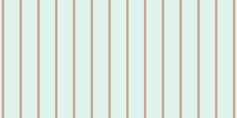 #79dcbb (25%), #caa393 vertical lines, eight pixels wide, fifty-two pixels apart