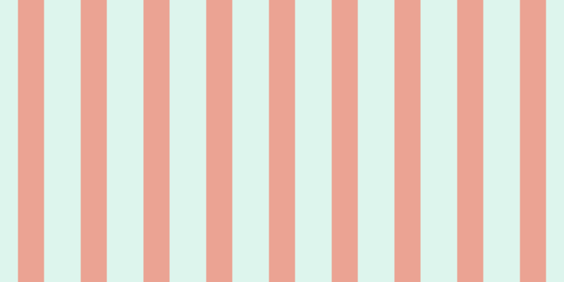 #79dcbb (25%), #eba393 vertical lines, thirty-seven pixels wide, fifty-two pixels apart