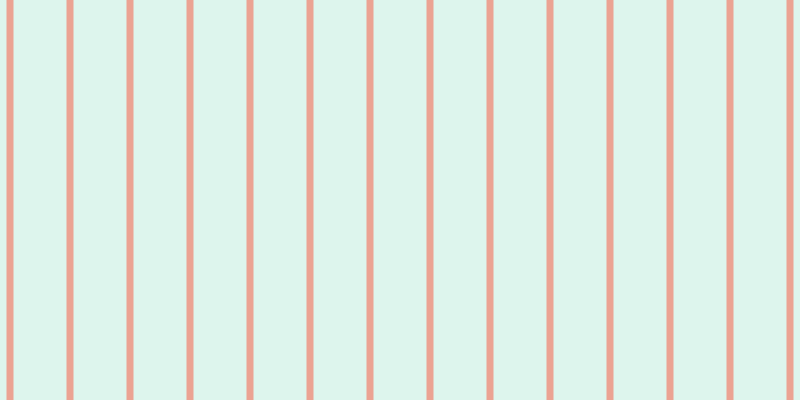 #79dcbb (25%), #eba393 vertical lines, seven pixels wide, fifty-three pixels apart