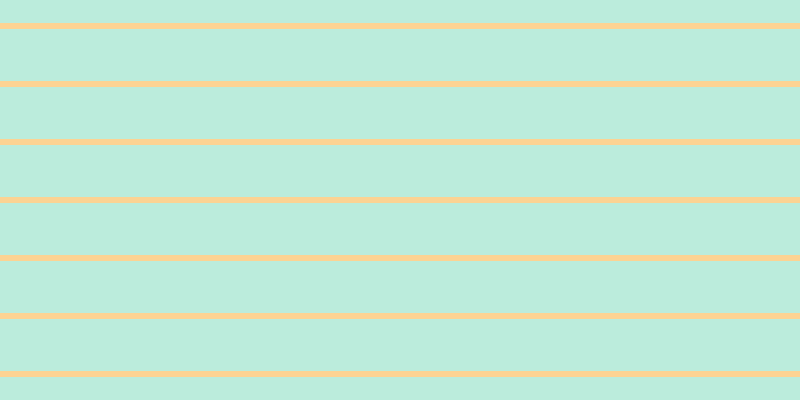 #79dcbb (50%), #fcd393 horizontal lines, six pixels wide, fifty-two pixels apart