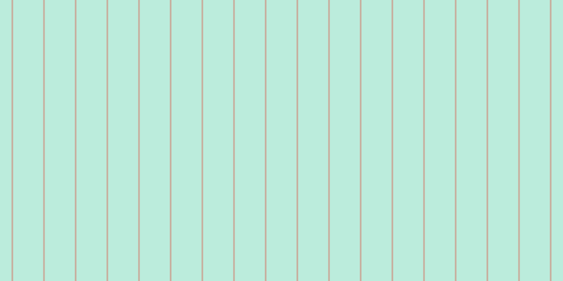 #79dcbb (50%), #caa393 vertical lines, two pixels wide, forty-three pixels apart