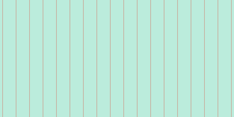 #79dcbb (50%), #caa393 vertical lines, two pixels wide, forty-four pixels apart