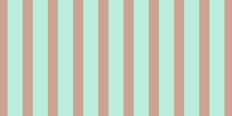 #79dcbb (50%), #caa393 vertical lines, thirty-five pixels wide, fifty-two pixels apart