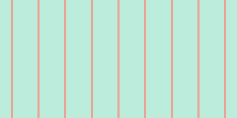 #79dcbb (50%), #eba393 vertical lines, seven pixels wide, eighty-three pixels apart