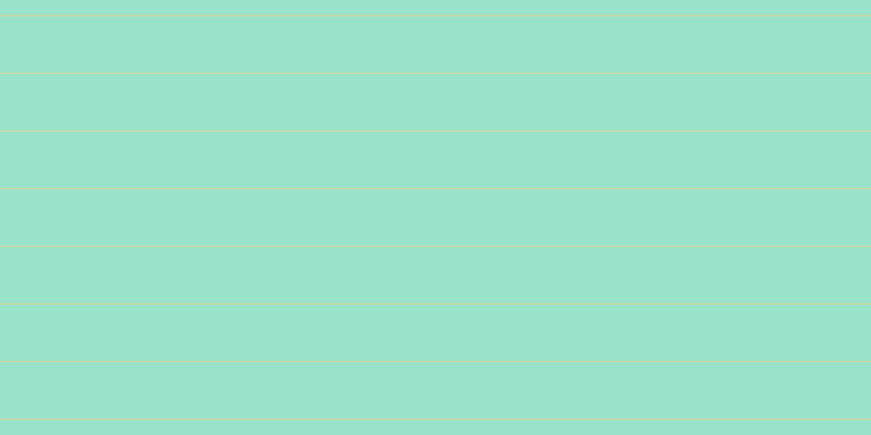 #79dcbb (75%), #dbd393 horizontal lines, one pixels wide, fifty-two pixels apart
