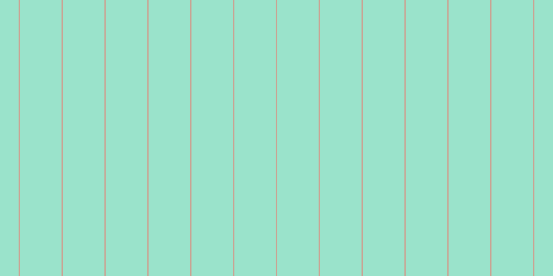 #79dcbb (75%), #caa393 vertical lines, two pixels wide, sixty pixels apart