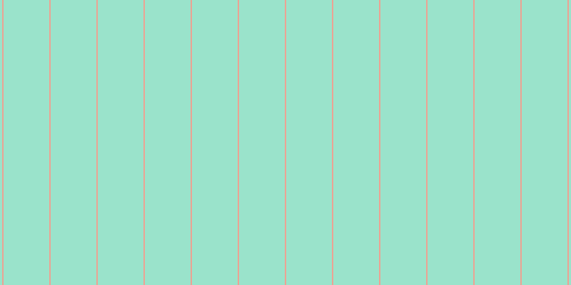 #79dcbb (75%), #eba393 vertical lines, two pixels wide, sixty-four pixels apart
