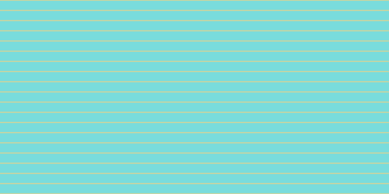 #79dcdc, #dbd393 horizontal lines, two pixels wide, nineteen pixels apart