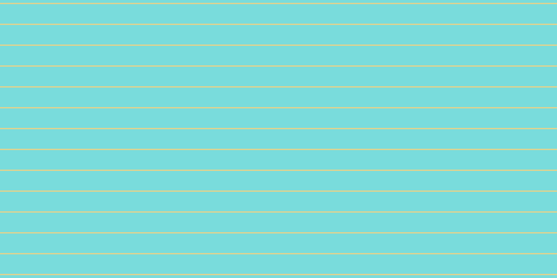 #79dcdc, #dbd393 horizontal lines, two pixels wide, twenty-eight pixels apart